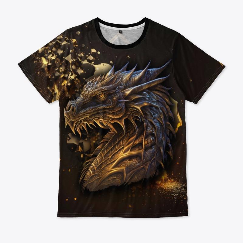 DMingDad Gold Dragon T-Shirt